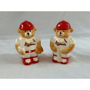 St Louis Cardinals Salt & Pepper Shaker Bears #5, Hunter MLB 2003, Collectable